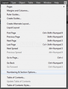 Cara Mengatur Penomoran Halaman pada Software Pengolah Gambar Adobe Indesign