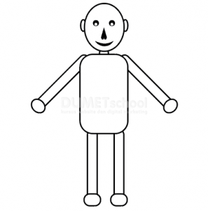 Cara Menggambar Karakter Flat Animasi Sederhana Dengan Illustrator-16
