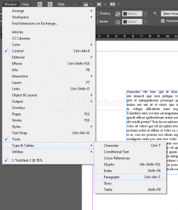 Mengenal Drop Cap pada Software Pengolah Gambar Adobe Indesign