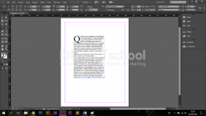 Mengenal Drop cap pada Software Pengolah Gambar Adobe Indesign