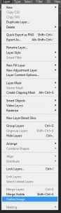 Mengenal fitur Flatten Image pada Software Pengolah gambar Adobe Photoshop
