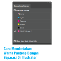 Cara Membedakan Warna Pantone Dengan Separasi Di Illustrator