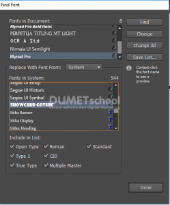 Cara Merubah Jenis Font dengan Cepat di Adobe Illustrator