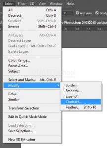 Mengenal Modifikasi Seleksi pada Software Pengolah Gambar Adobe Photoshop