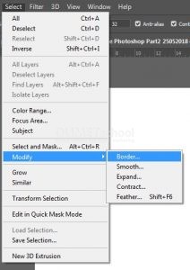 Mengenal Modifikasi Seleksi pada Software Pengolah Gambar Adobe Photoshop Part2