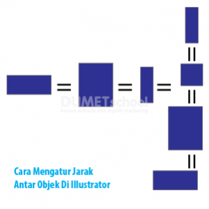 Cara Mengatur Jarak Antar Objek Di Illustrator