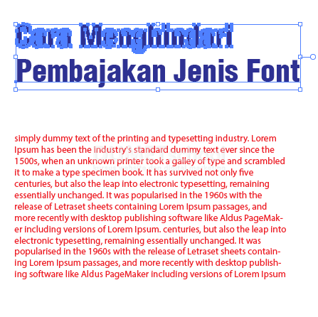 Cara Menghindari Pembajakan Jenis Font