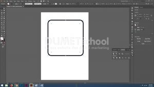 Cara Merubah Sudut Objek Kotak Menjadi Melengkung di Adobe Illustrator