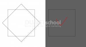 Memanfaatkan Objek Rectangle Untuk Membuat Logo - 5