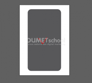 Cara Mebuat Icon Flat Handphone Di Illustrator - 3