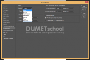 Cara Merubah Satuan Ukuran Ruler Pada Software Adobe Photoshop