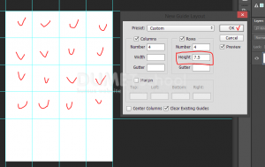 Cara Cepat Membagi Kolom dan Baris Di Photoshop - 5