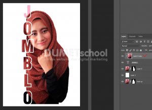 Cara Membuat Efek Teks Masking Di Photoshop - 13