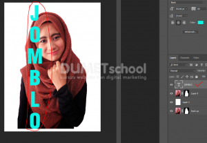 Cara Membuat Efek Teks Masking Di Photoshop - 6