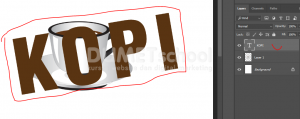 Cara Mengkombinasikan Gambar Dengan Teks Di Photoshop - 4