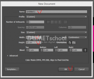 Cara Membuat Efek Teks Overlapping Di Illustrator - 1