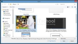 Retouch Foto, Menghapus Objek Kecil Dengan Menggunakan Adobe Photoshop