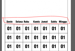 Cara Membuat Template Tanggalan Kalender Di Illustrator Part 2 - 12