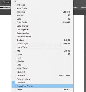 Cara Menambah Separasi Warna Preview Spesial Pada Software Adobe Illustrator
