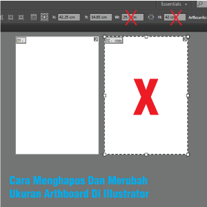 Cara Menghapus Dan Merubah Ukuran Arthboard Di Illustrator