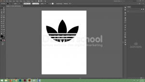 Membuat Logo Adidas dengan Menggunakan Software Pengolah Gambar Adobe Illustrator