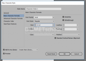 Cara Memanfaatkan Character Style Pada Software Pengolah Gambar Adobe Illustrator
