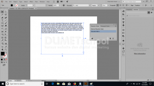 Cara Memanfaatkan Character Style Pada Software Pengolah Gambar Adobe Illustrator