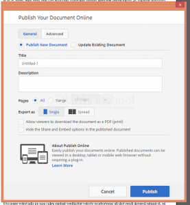 Cara Mempublikasikan Hasil Indesign Yang Sudah Dibuat Secara Online