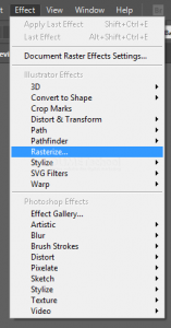 Cara Merubah Gambar Vektor Menjadi Pixel di Adobe Illustrator