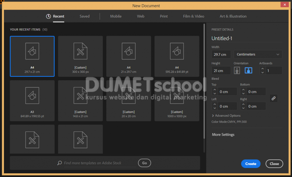 Cara Memberikan Style di Symbol pada Software Adobe Illustrator