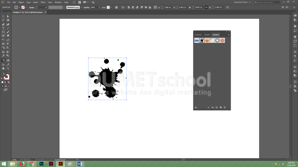 Cara Memberikan Style di Symbol pada Software Adobe Illustrator
