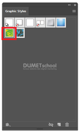 Cara Memberikan Style di Symbol pada Software Adobe Illustrator