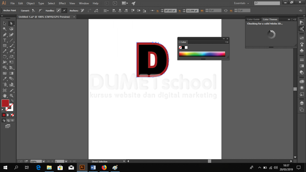 Membuat Custom Drop Caps di Adobe Illustrator Part 2