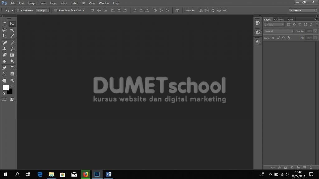 Cara Memberi efek Angin Pada Gambar di Adobe Photoshop