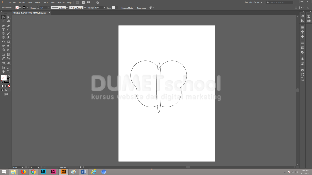 Cara Membuat Karakter Animasi Binatang di Adobe Illustrator Part 4