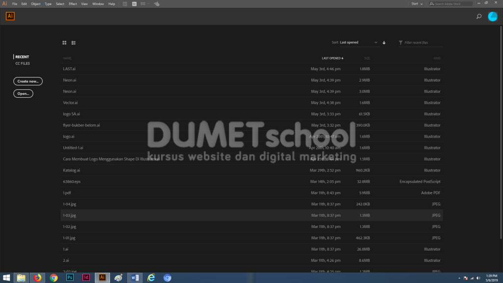 Cara Membuat Karakter Binatang Pada Software Pengolah Gambar Adobe Illustrator