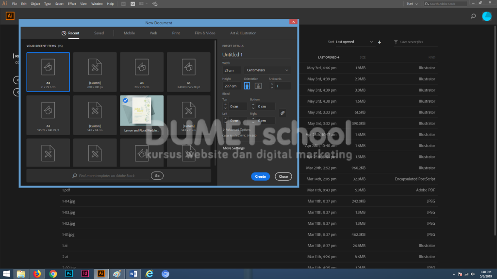 Cara Membuat Karakter Binatang Pada Software Pengolah Gambar Adobe Illustrator