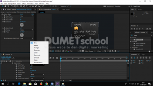 Memberikan Efek Waves Pada Objek di Adobe After Effect Part2