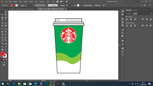Cara Sederhana Membuat Icon Cup Starbucks Dengan Illustrator Part 2