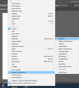 Memberikan 3D Effect Style pada Object di Adobe Illustrator