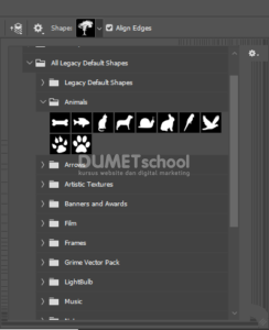 Cara Memunculkan Custom Shape Tool Classic di Adobe Photoshop