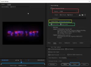 Cara Menyimpan File Format Mp4 di Adobe Premier