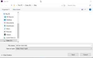 Cara Menyimpan File Format Mp4 di Adobe Premier
