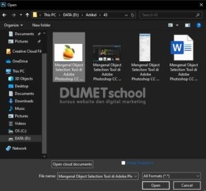 Mengenal Object Selection Tool di Adobe Photoshop CC 2020