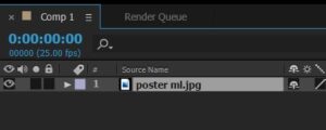 Cara Clipping Mask foto di Adobe After Effect