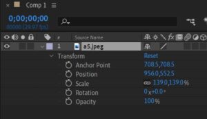 Cara Memperbesar Ukuran Foto di Adobe After Effect