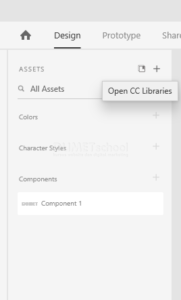 Cara Memunculkan Aset CC Libraries di Adobe XD