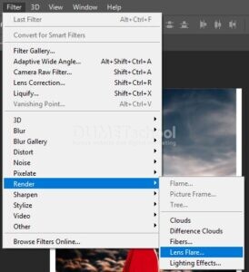 Memberi Efek Land FLare di Photoshop