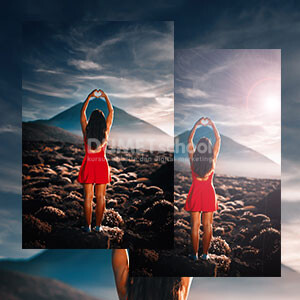 Memberi Efek Land Flare di Photoshop