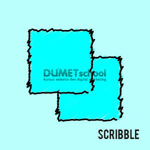 Memberi Efek Scribbel Pada Objek di Illustrator